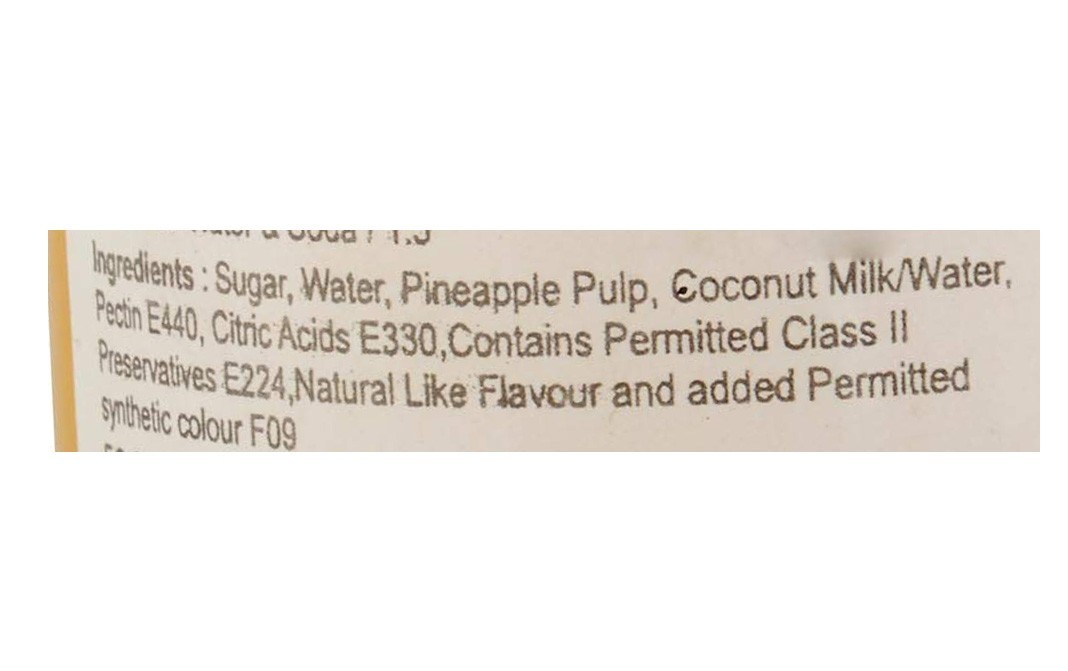 Pure Berry's Pinacolada    Bottle  750 millilitre